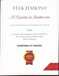 Ad portes et fenêtres inc.