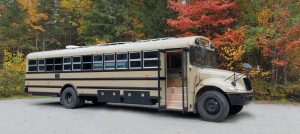 Québec skoolie conversion